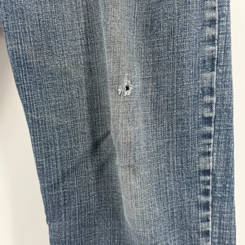 DC Shoes Mens Straight Leg Distressed Skate Denim Jeans Blue Size 33x28